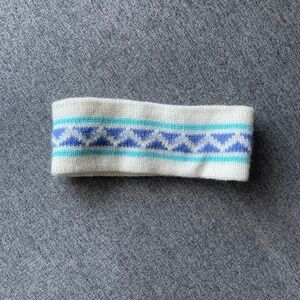vintage ski wool headband